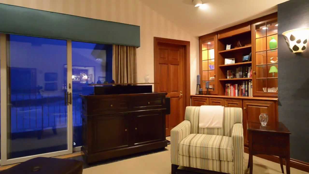 Stylish TV Lift Cabinet Transforms Lounge