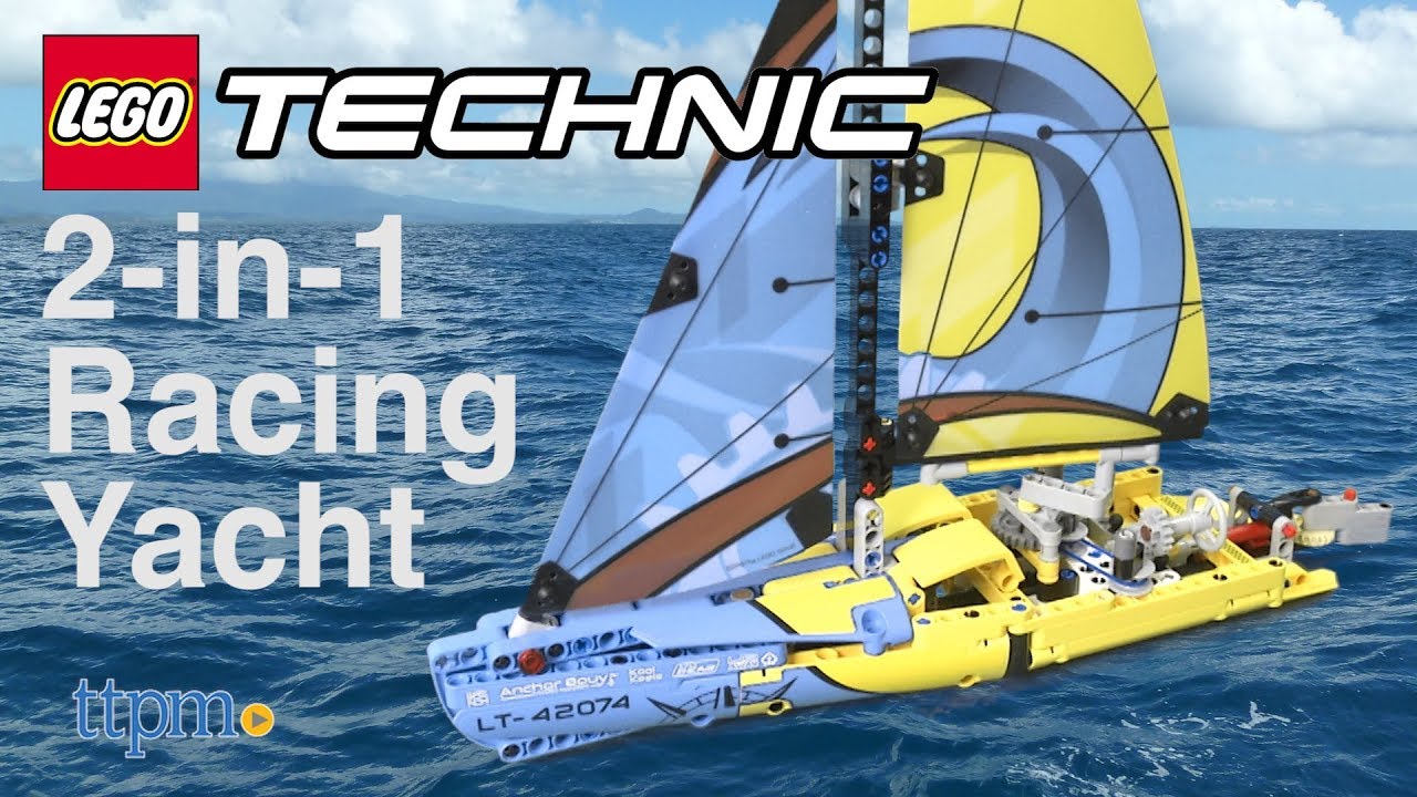 LEGO Technic Racing Yacht from LEGO - YouTube
