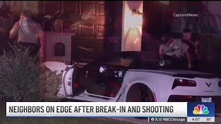 Neighbors on edge following break-in, shooting in Arlington Heights