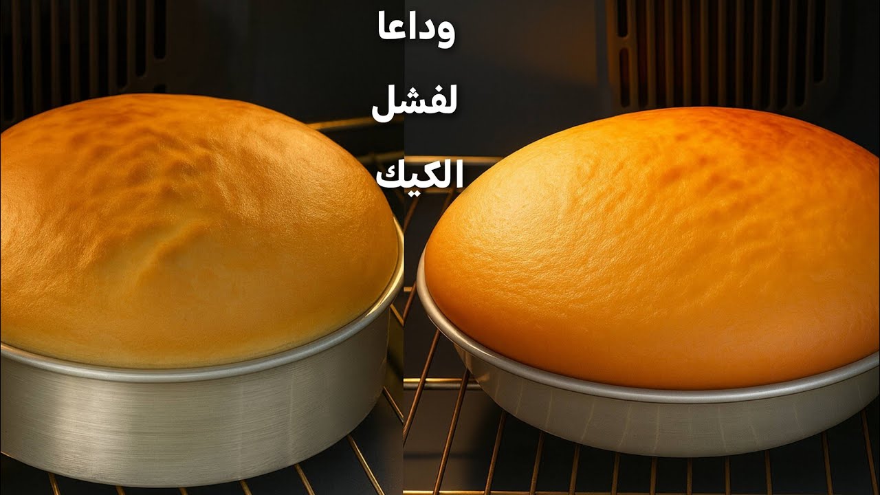 سر ارتفاع الكيكة‼️ الكيس  سحري. ومكون الفوار كيك هش اسفنجي خفيف مرتفع وداعا لفشل كيك 👌👍