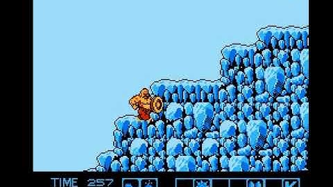 Video Game Glitch 3: Karnov (NES) Shield/Cluster Bomb Graphical Glitch (re-done)