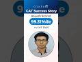 Congratulations, Aayush for scoring 99.31 Percentile in the CAT 2025🎉| Cracku's CAT Mock Test Review