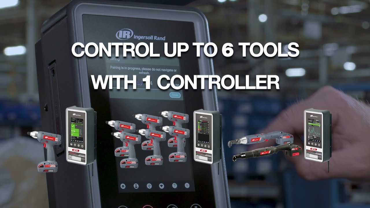 Ingersoll Rand INSIGHTqcx™ Cordless Controller with MTC Option YouTube