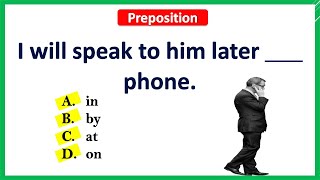 How GOOD You Are at English Grammar? | Solve These Preposition Quizzes!