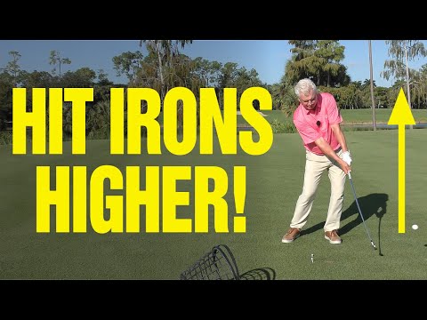 HOW TO HIT YOUR IRONS HIGHER IN GOLF!!