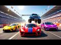 The Grand Race at Royal Racing Academy 🏁 | Epic 3D Car Cartoon Animation | Kids Racing Story