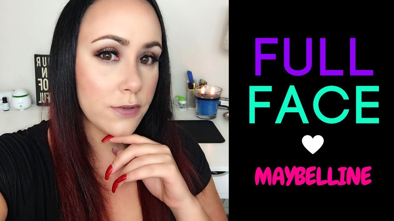 Fall Makeup Tutorial Using Only Maybelline YouTube