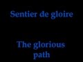 Vois sur ton Chemin with French and English lyrics