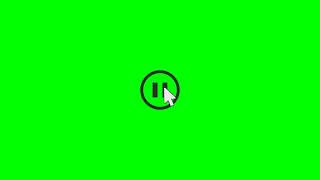 Футаж пауза видео на зелёном фоне - хромакей