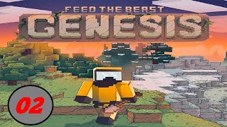 FTB Genesis - 02 - We Have A Garden!!!