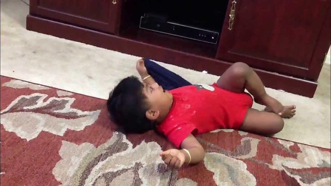 Baby does somersault YouTube