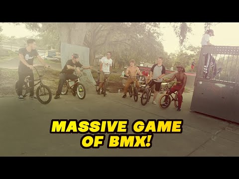 Massive GAME OF BMX at the skatepark