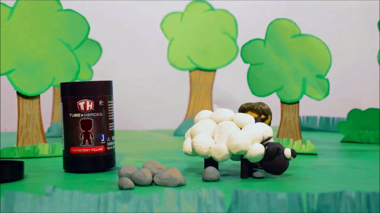 Sky Does Minecraft I'M A SUPER HERO TOY?! | Tube Heroes (Stop Motion ...