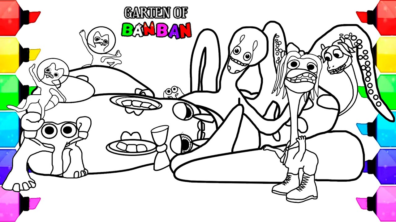 Garten of Banban 5 Coloring Pages