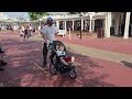 Having fun with the square at Magic Kingdom!