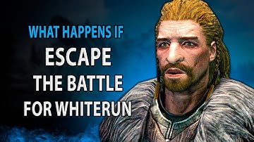 What Happens If You Escape The Battle For Whiterun