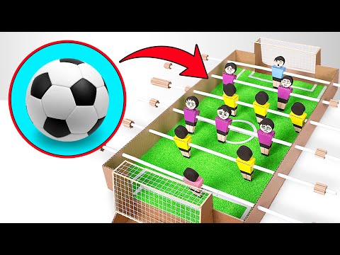 فيديو: كيف تصنع كرة قدم الطاولة