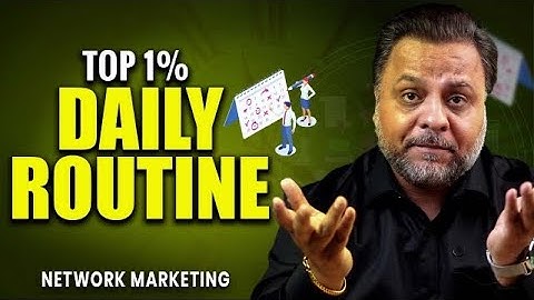 Daily Routine of Successful Network Marketers | Jatin Arora
