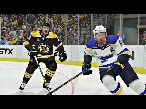 NHL 20 Gameplay – St. Louis Blues vs Boston Bruins - Stanley Cup Final Game -  NHL 20 EA Access PS4