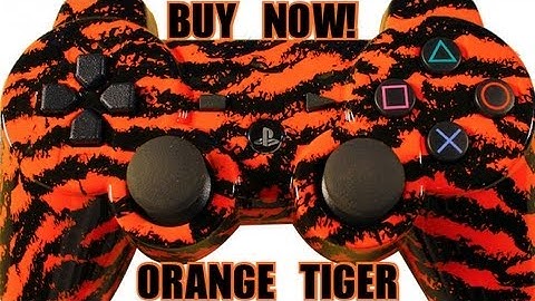 Orange Tiger - PS3 Modded Controller - MrModz