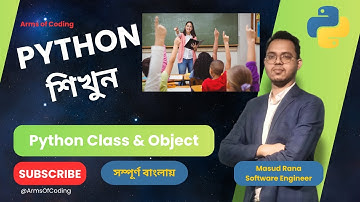 Python Class & Object | OOP | Lesson 63 | Python Bangla Full Course | Python Bangla Tutorial 💡🧠✨