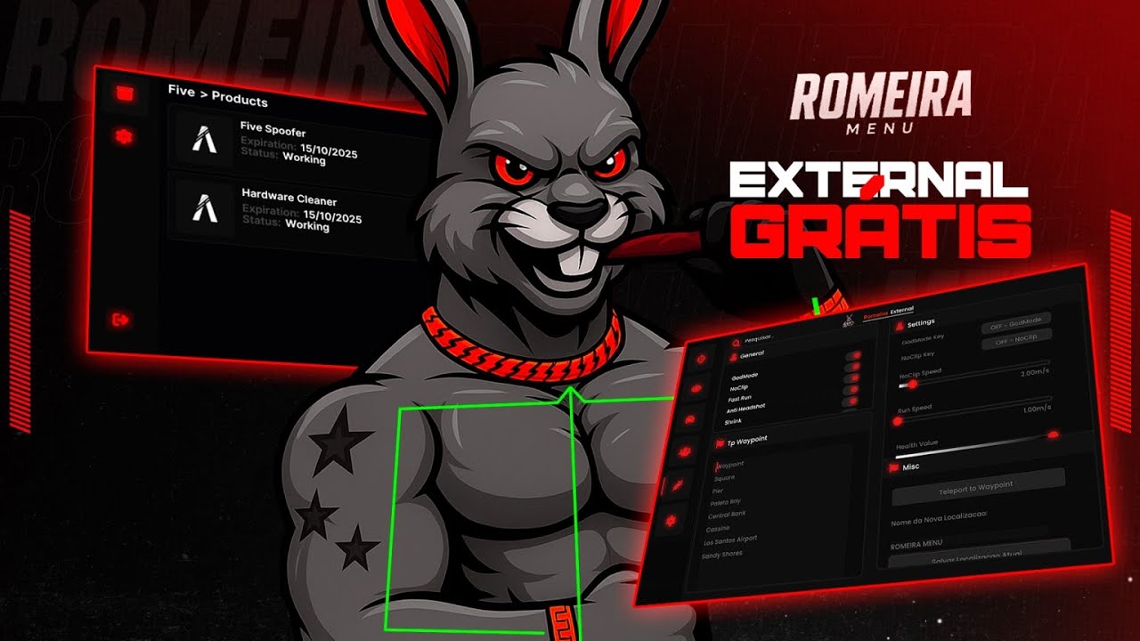 🔥 CHEAT EXTERNAL GRÁTIS FIVEM | HACK FIVEM EXTERNO 🔥 EXTERNO COM CORONHADA