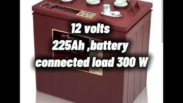 Learn battery backup calculations in a simple way 