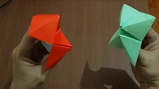 Cara Membuat Origami Mulut Berbicara - Sangat Mudah Sekali