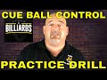 Cue Ball Control Practice Drill