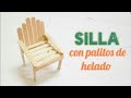 Como hacer Manualidades (silla) con palitos de helado FACILES | DIY Manualidades 335