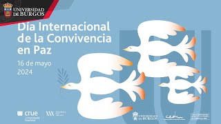 Día Internacional de la Convivencia en Paz. Universidad de Burgos