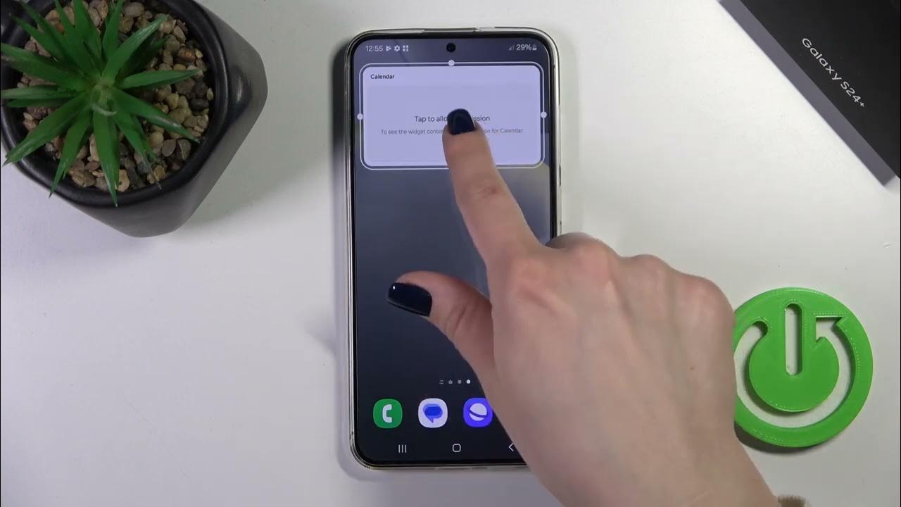 How to add remove home screen app widgets on samsung galaxy s24