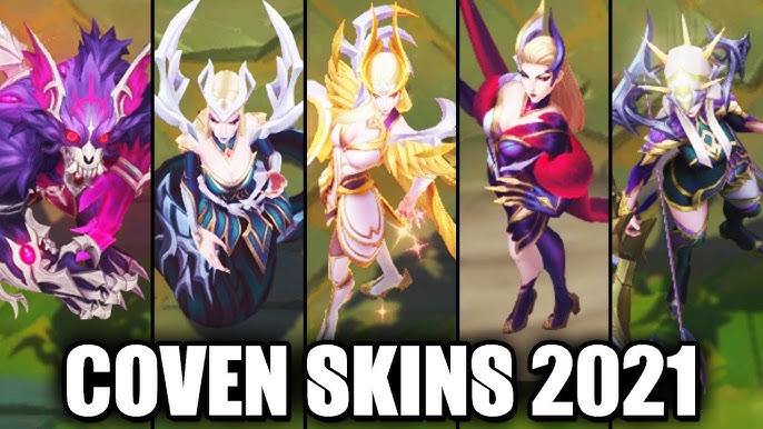 Splash das Novas skins Coven - Ahri a Lacradora de Ionia