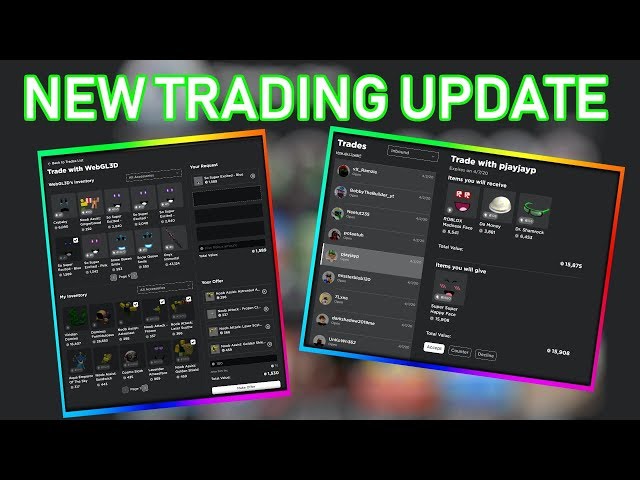 Modernizing Roblox Trading System [Remade] - Art Design Support