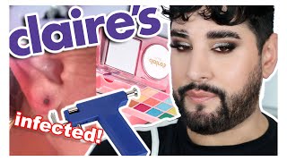 Claire’s Contaminated Makeup and infectious ear piercing | Claire’s Beauty Fails