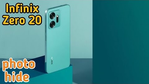 How To Hide Video And Photo Infinix Zero 20, Hide Photo And Video Infinix Zero 20,