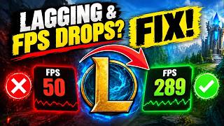 League of Legends Lagging & FPS Drops? | Easy Fix! ✅
