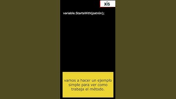 Tips rapidos en C#/ String StartsWith @Tinchicus #shorts