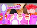 ASMR JELLY DESSERT MUKBANG EDIBLE SPOON PRINCESS COMB MIRROR CUP, MACARON, JEWELRY CROWN JELLY