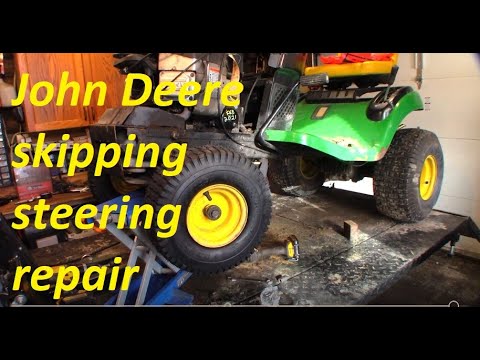 Fixing the problem of John Deere’s steering wheel getting stuck.
