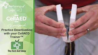 Practice Deactivation with your CellAED Trainer™ by The First Aid Show 83 views 3 months ago 3 minutes, 16 seconds