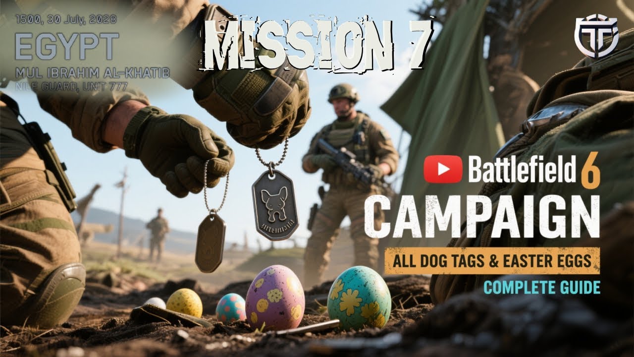 Battlefield 6 Campaign - Mission 7 [Nile Guard] (Hardcore) + Side Missions