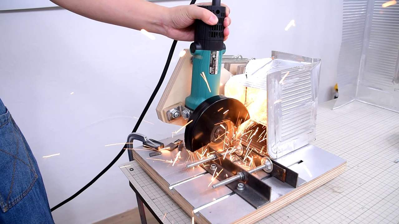 Disc grinder dust collection box YouTube