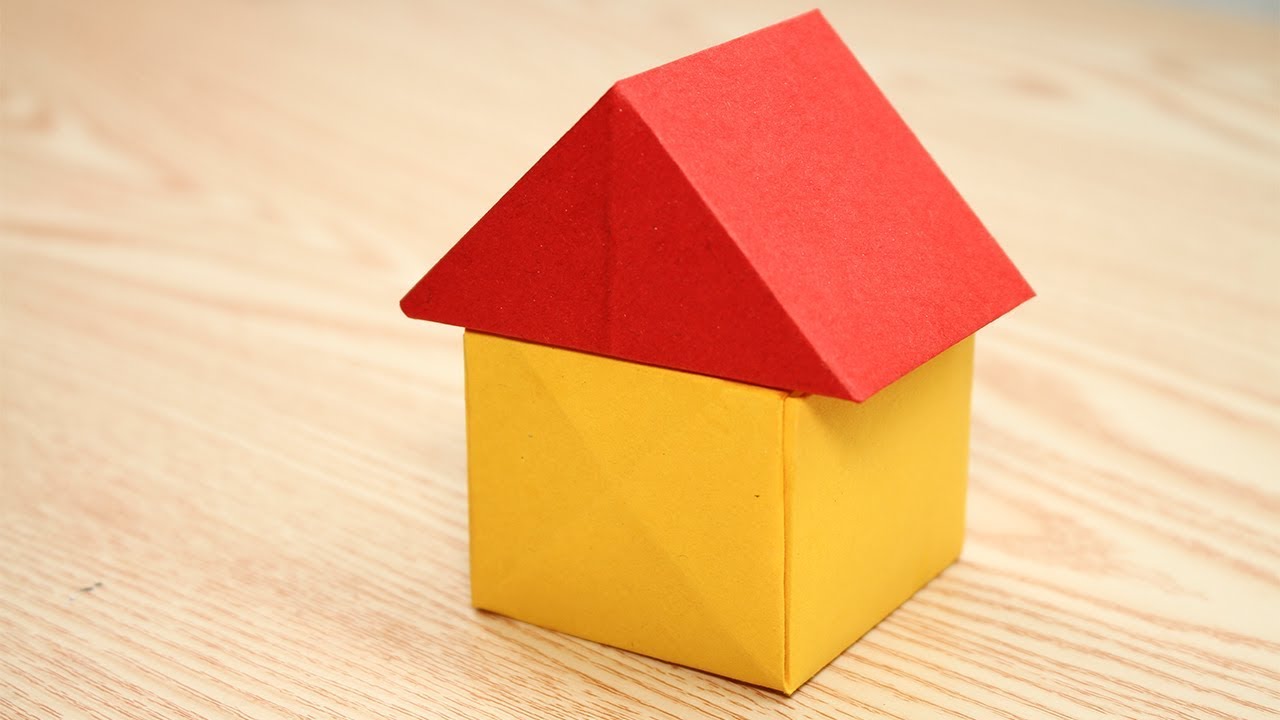 Easy Origami House How To Make House Step By Step