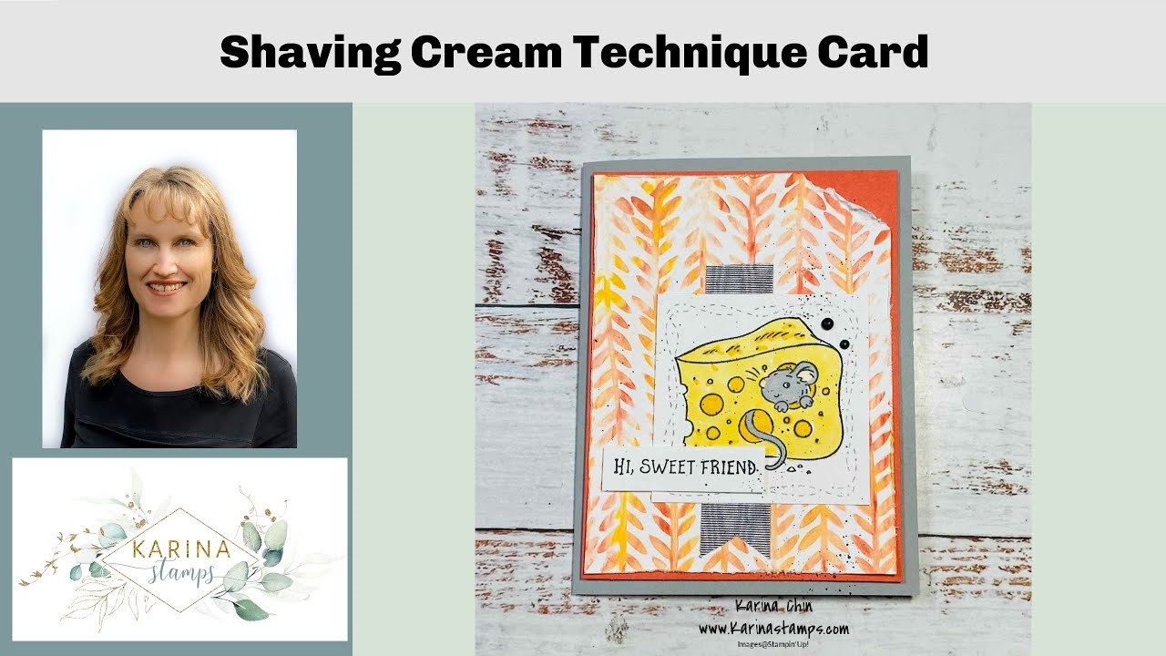 Shaving Cream Technique Card! - YouTube