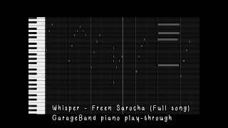 Download Lagu Whisper - Freen Sarocha ost.ทฤษฎีสีชมพู GAP The Series (Garageband piano play-through) no vocal MP3