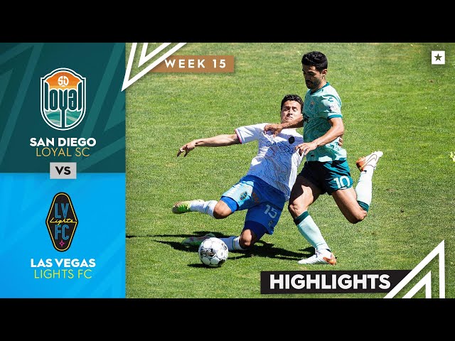 San Diego Loyal vence Las Vegas Lights FC por 2 a 1 e chega a seis jogos de  invencibilidade na USL Championship