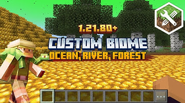 Minecraft Addons Maker tutorial: NEW FORMAT BIOME, how to use biome in MAM (Target version 1.21.80+)