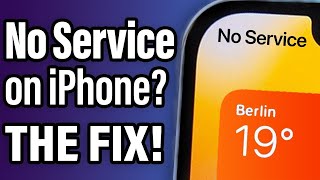 Why does my new iphone say no service