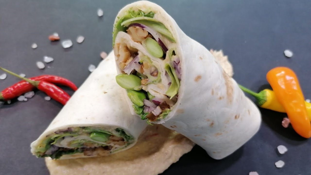 Veganen arabischen Wrap mit Hummus selber machen von Anika Schmidt ...